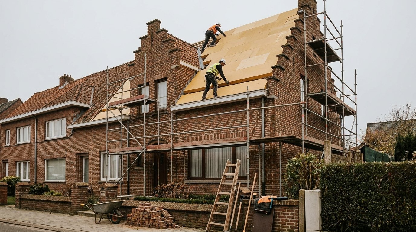 Premie spouwmuurisolatie in Vlaanderen: inblazen van de spouw door een erkende aannemer